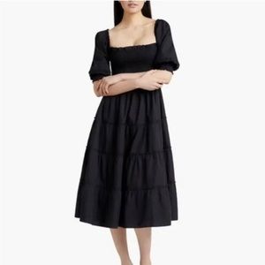 Hill House Nesli Nap Dress XS Black